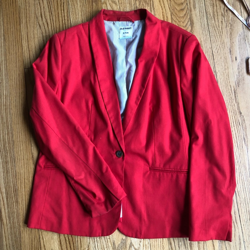 Red blazer